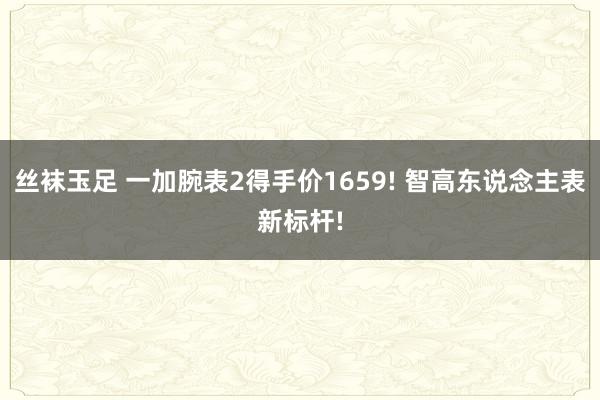 丝袜玉足 一加腕表2得手价1659! 智高东说念主表新标杆!