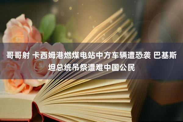 哥哥射 卡西姆港燃煤电站中方车辆遭恐袭 巴基斯坦总统吊祭遭难中国公民