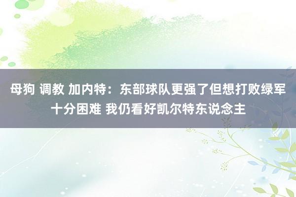 母狗 调教 加内特：东部球队更强了但想打败绿军十分困难 我仍看好凯尔特东说念主