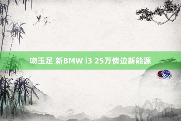 吻玉足 新BMW i3 25万傍边新能源