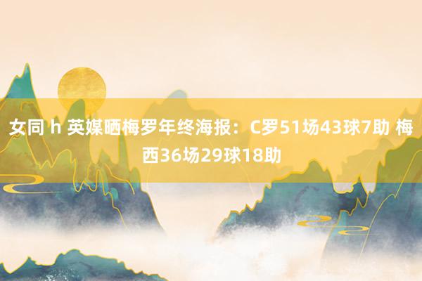 女同 h 英媒晒梅罗年终海报：C罗51场43球7助 梅西36场29球18助